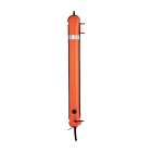 Orange decompression marker (DSMB), closed, 140 cm long - XDEEP