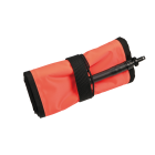 Orange diving buoy (DSMB), closed, 90 cm long - XDEEP