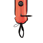 Orange diving buoy (DSMB), closed, 90 cm long - XDEEP