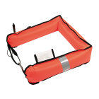 Orange decompression marker (DSMB), closed, 140 cm long - XDEEP