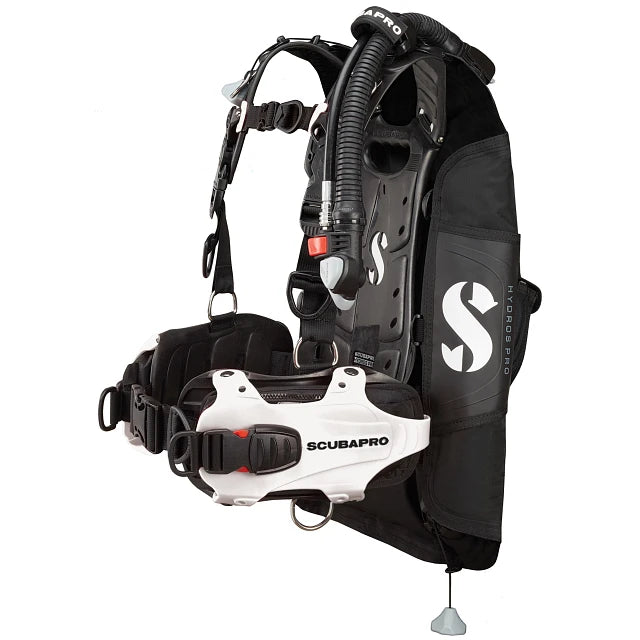 ScubaPro HYDROS PRO BCD, w/ BPI, Women, White, XS/S