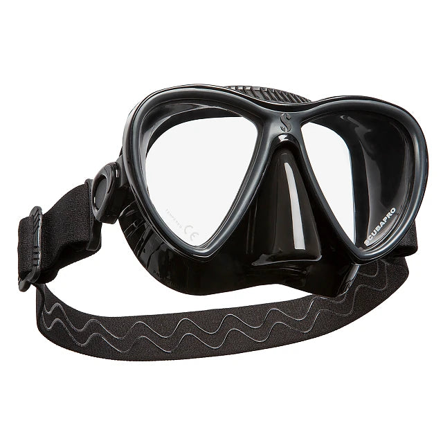 Synergy Twin Trufit Dive Mask, w/Comfort Strap, Full Black