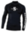 Rash Guard Black LS Men UPF50